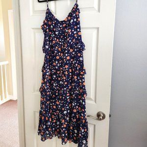 MICHAEL Michel Kors Midi Floral Dress
